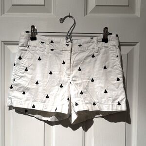 Nautical Sailboat Chinos Shorts by British Khaki. Size 2.